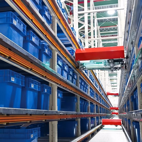 Automated Storage Retrieval System Warehouse Automation Shuttle Racking System Logistic Warehouse