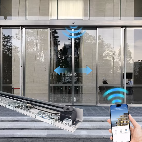 Automatisierungssystem, automatischer Glasschiebetürantrieb aus Aluminiumlegierung, Antriebssystem